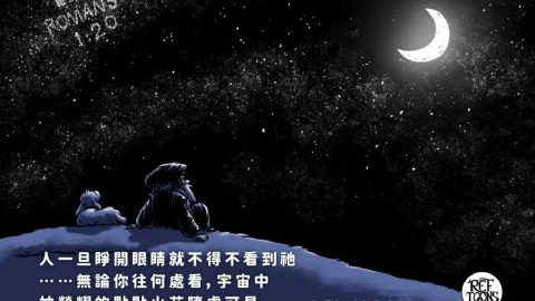 宇宙中神榮耀的點點火花隨處可見-加爾文-基督教要義-REFTOONS-REV1