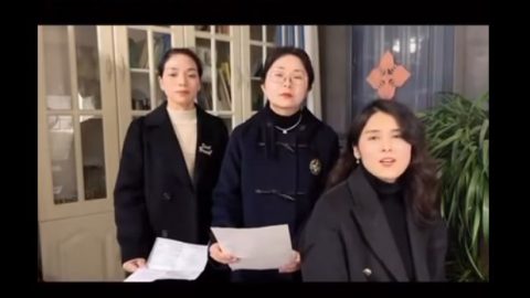 視頻是安徽蚌埠三位歸正宗年輕牧長的妻子在新年之際所唱的潘霍華獄中的詩歌 COVER