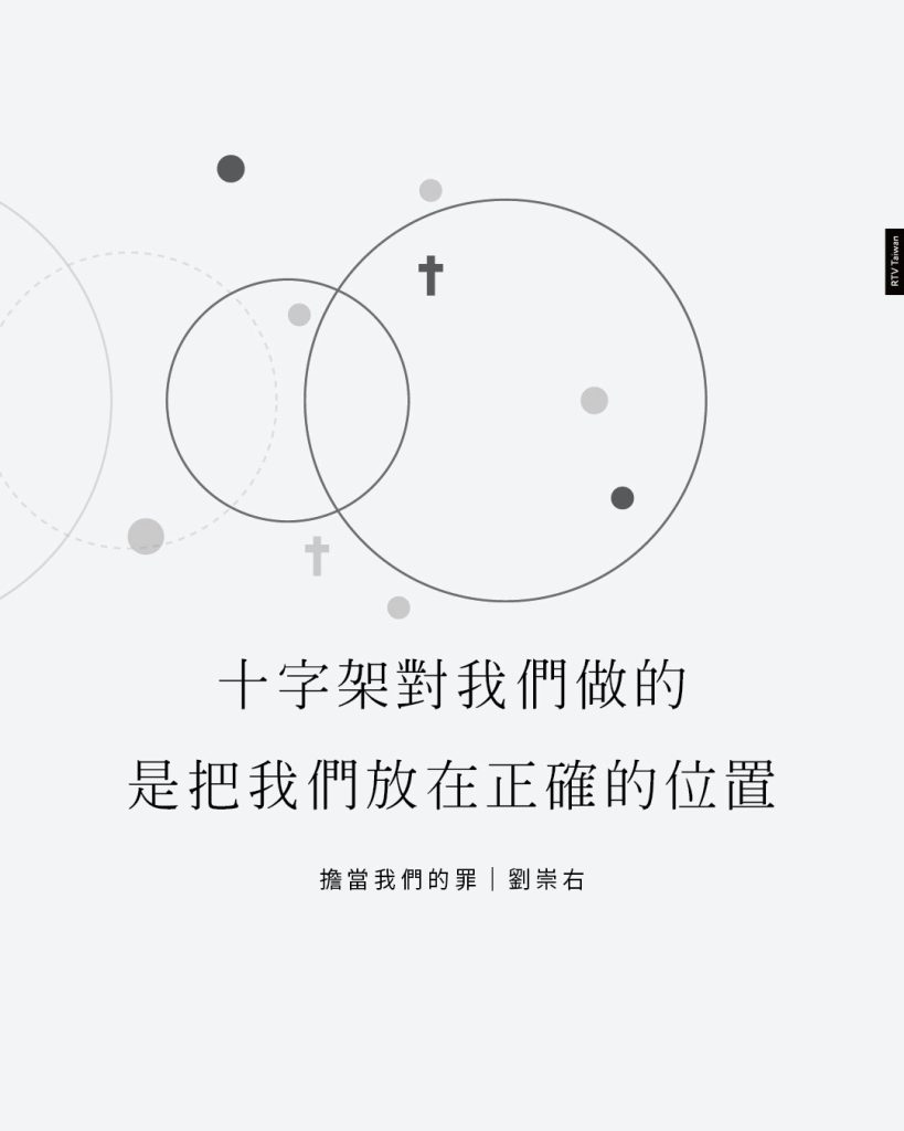 十字架對我們做的是把我們放在正確的位置(擔當我們的罪|劉崇右)