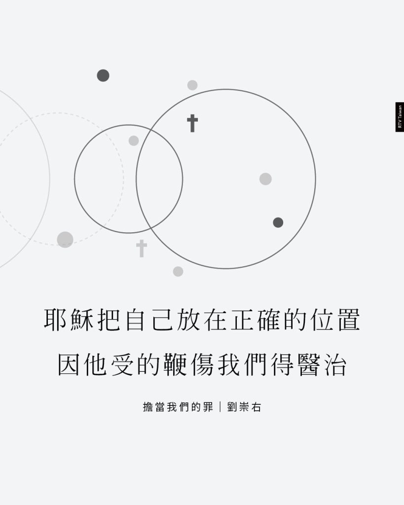耶穌把自己放在正確的位置因他受的鞭傷我們得醫治(擔當我們的罪|劉崇右)