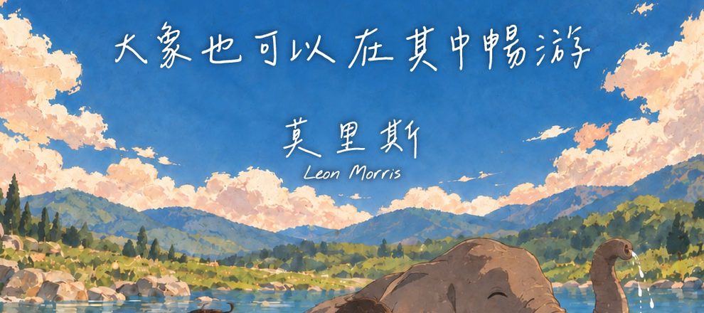 約翰福音宛如一池清水 小孩子可以在其中涉水 大象也可以在其中暢游 里昂・莫里斯 Leon Morris